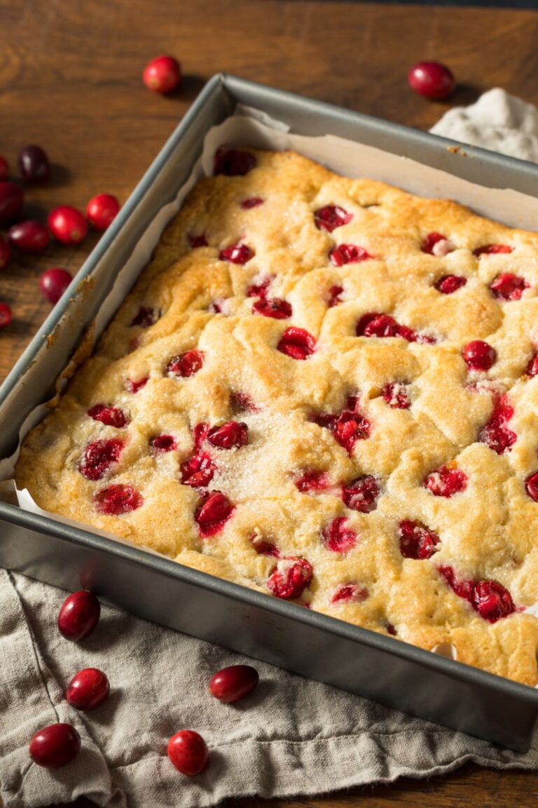 Rustic Cranberry And Apple Cake Recipe