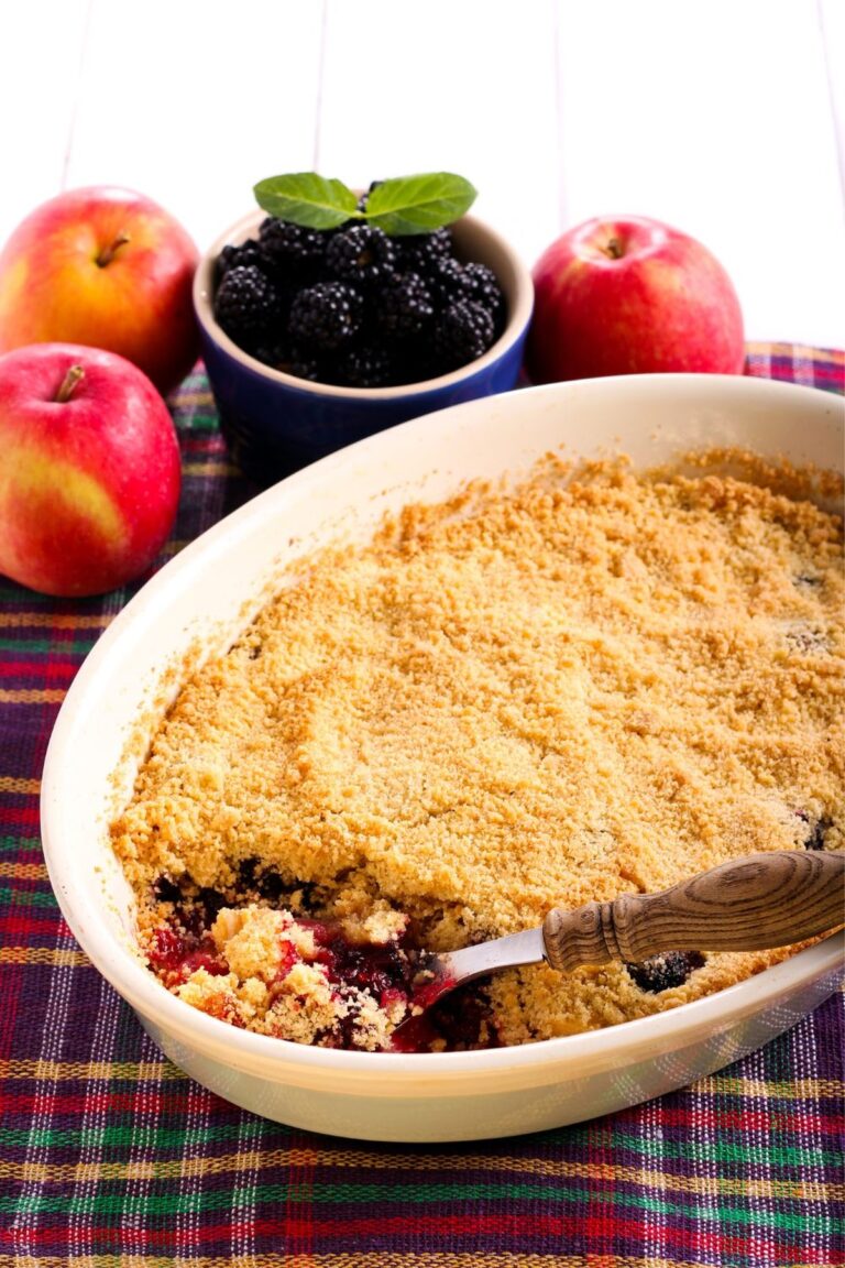 Rustic Apple And Blackberry Crumble Recipe