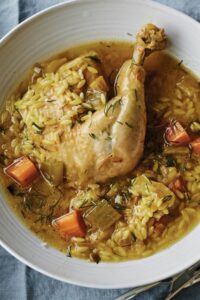 Rustic Ina Garten Chicken In A Pot With Orzo Recipe