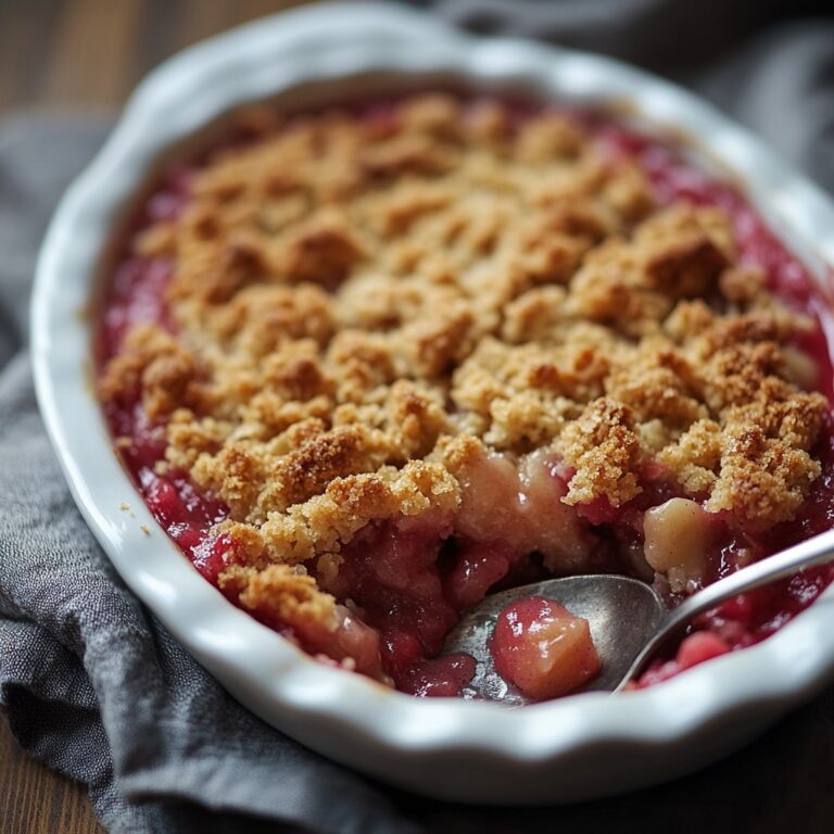 Rhubarb Crisp Recipe