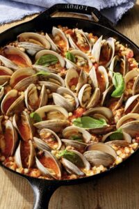 Vibrant Ina Garten Summer Skillet With Clams, Sausage & Corn Recipe