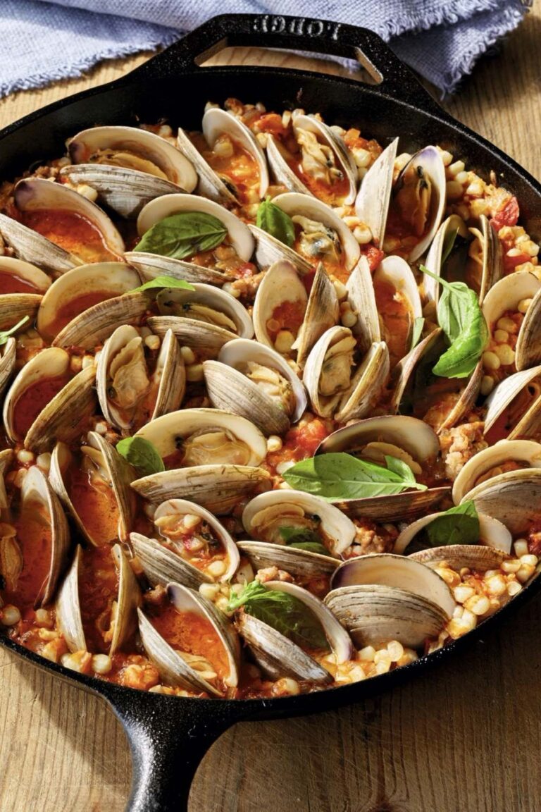 Vibrant Ina Garten Summer Skillet With Clams, Sausage & Corn Recipe