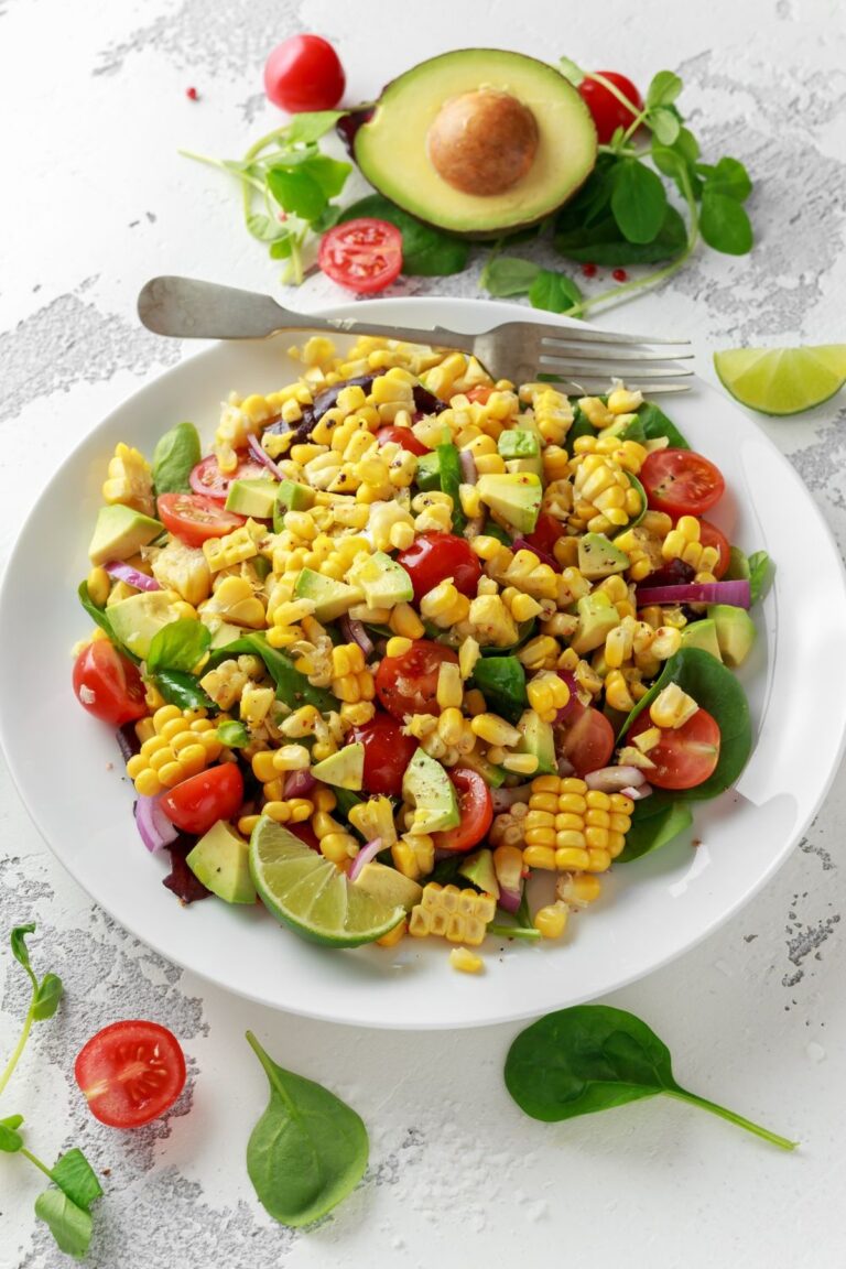 Vibrant Avocado Corn Salad Recipe