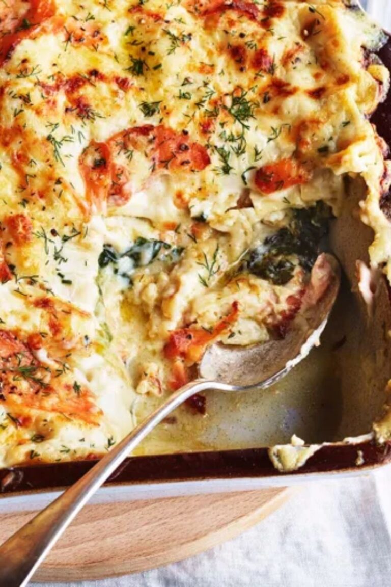 Mouthwatering Jamie Oliver Salmon And Spinach Lasagne Recipe