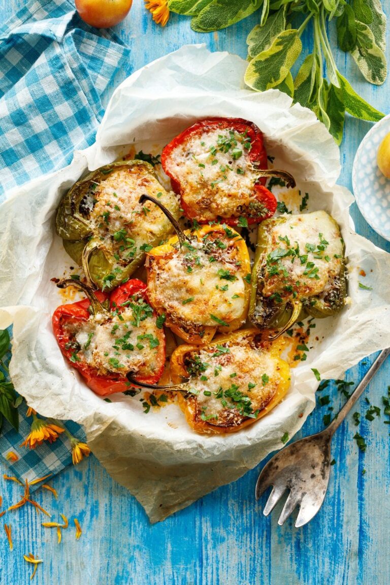 Alton Brown Stuffed Peppers Recipe