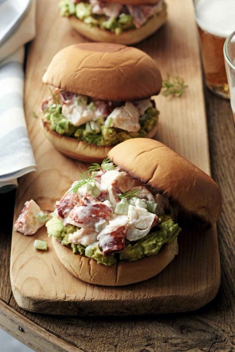 Crispy Ina Garten Lobster Avocado Sandwiches Recipe