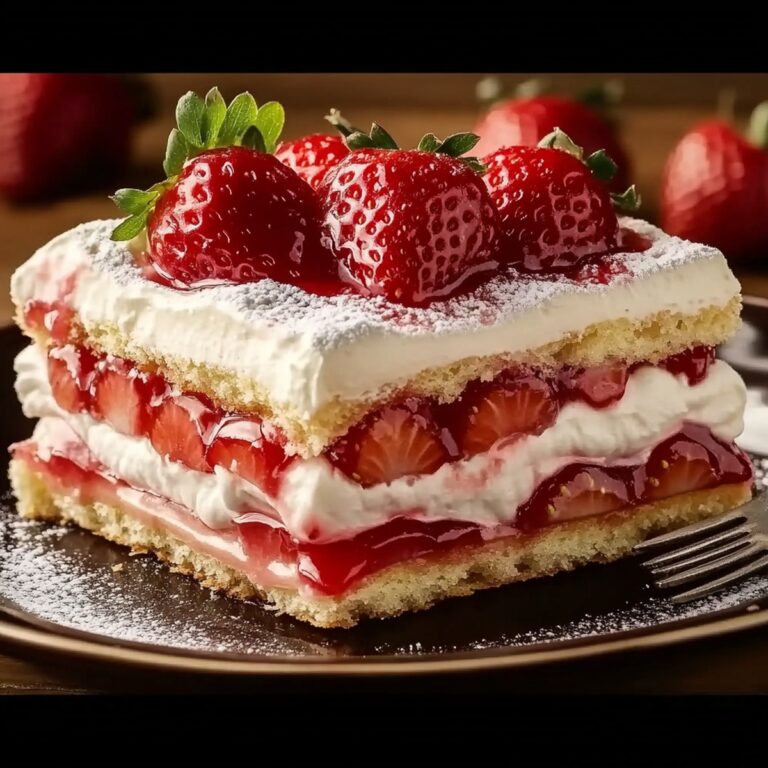 Strawberry Eclair Cake Recipe