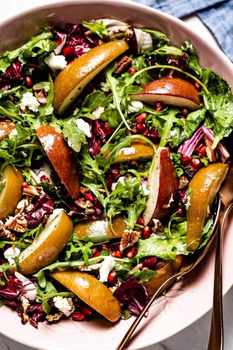 Elegant Ina Garten Roasted Pear Salad Recipe