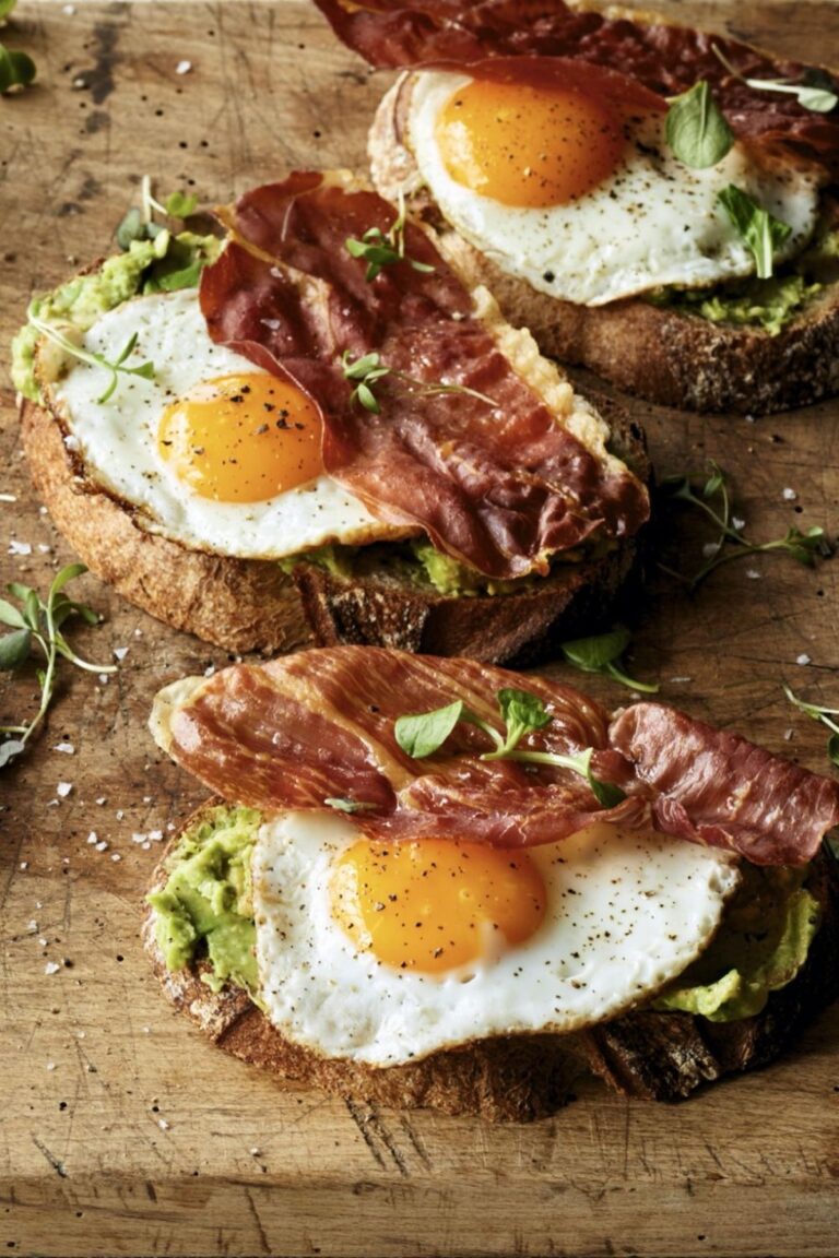 Crispy Avocado & Fried Egg Tartines Recipe