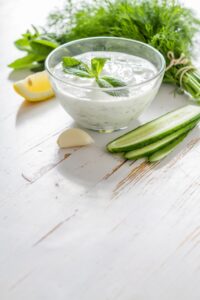 Smooth Yogurt Mint Sauce Recipe