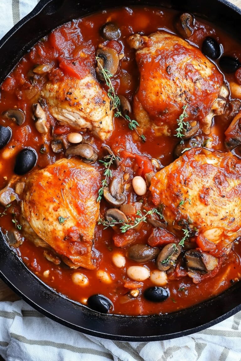 Rustic Barefoot Contessa Chicken Cacciatore Recipe