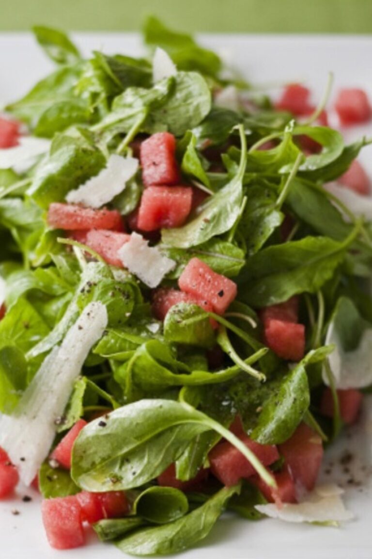 Crisp Watermelon & Arugula Salad Recipe