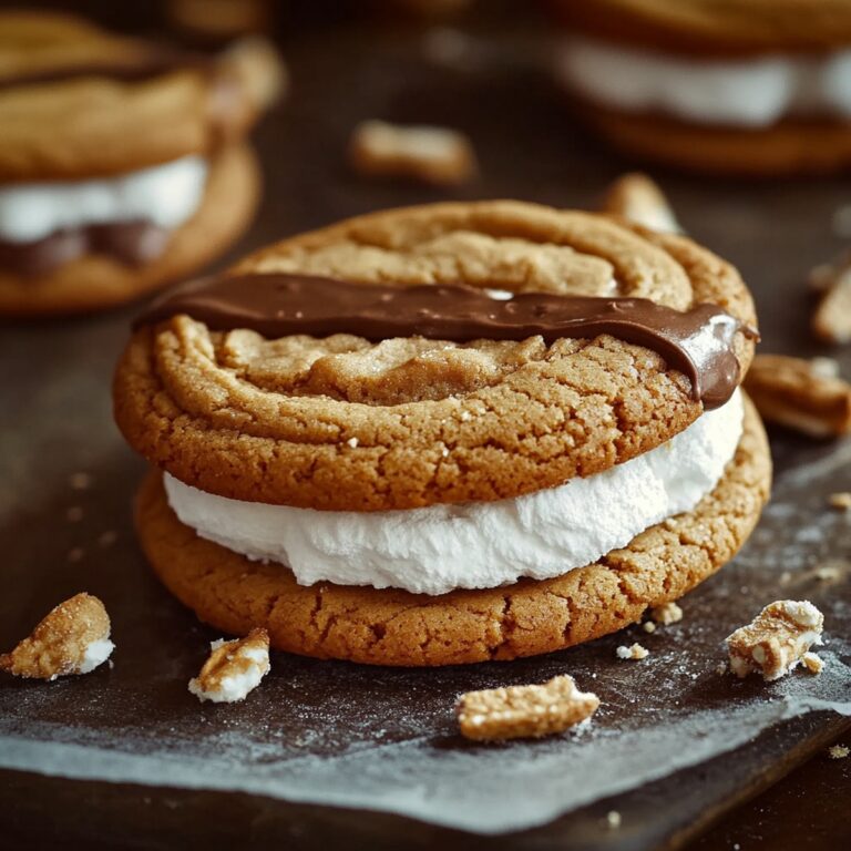 Peanut Butter Smores Sandwich Cookies Recipe