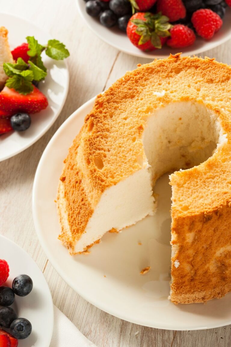 Heavenly Lemon Angel Food Cake Recipe