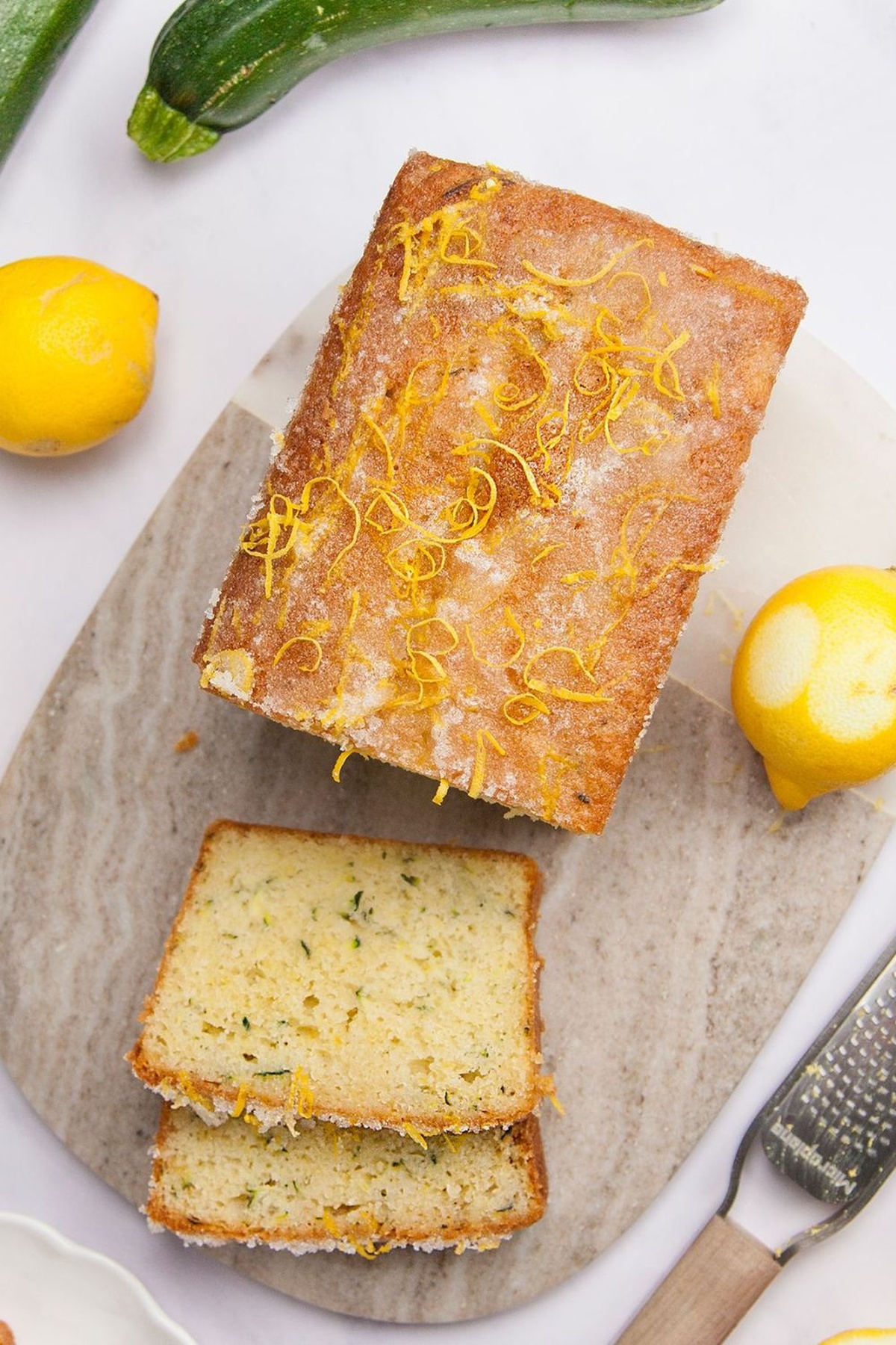 Moist Lemon Courgette Cake Recipe