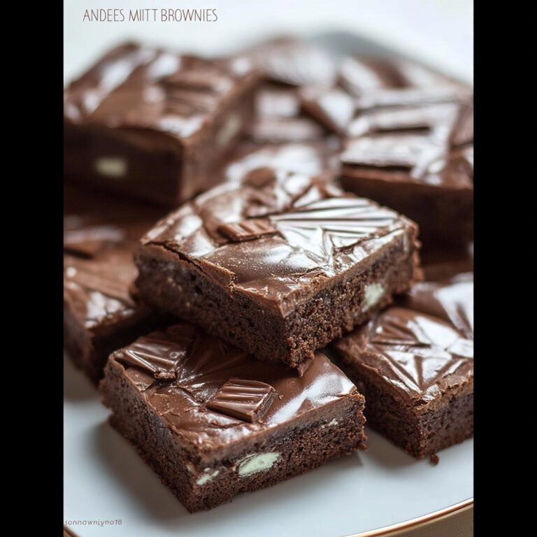 Andes Mint Brownies Recipe