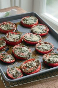 Rustic Tomatoes Roasted With Pesto Recipe