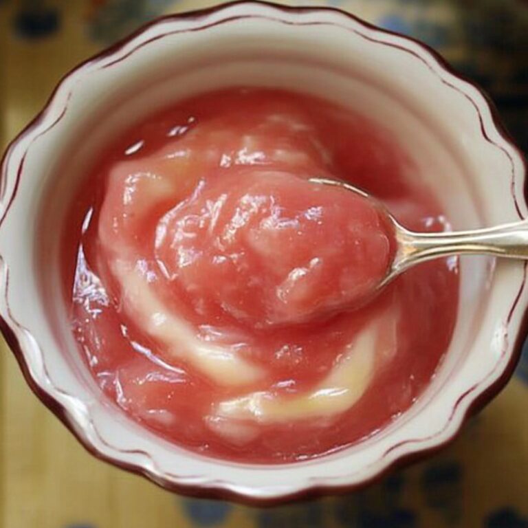 Rhubarb Sauce Recipe