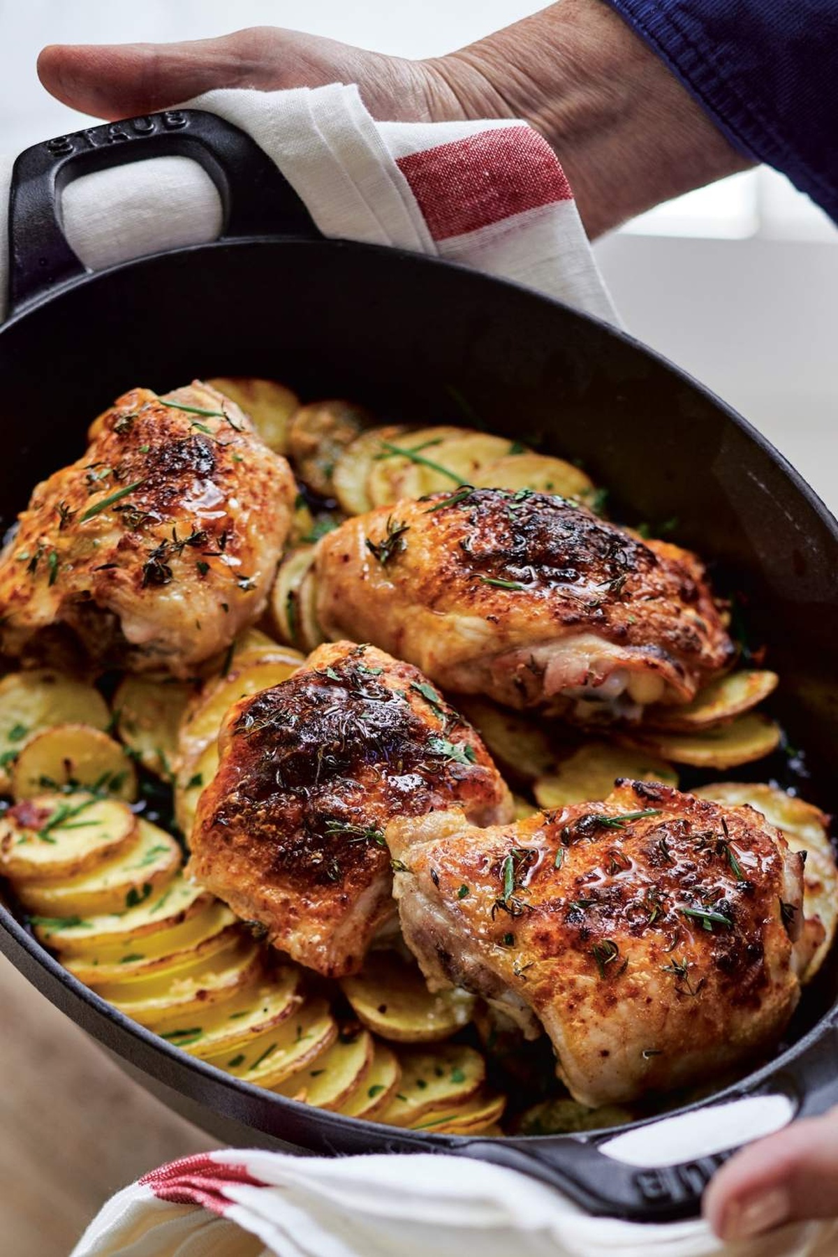 Crispy Ina Garten Skillet-roasted Chicken & Potatoes Recipe