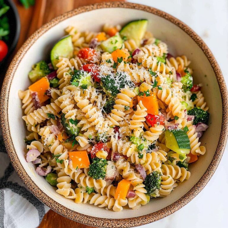 Easy Vegetable Pasta Salad Recipe