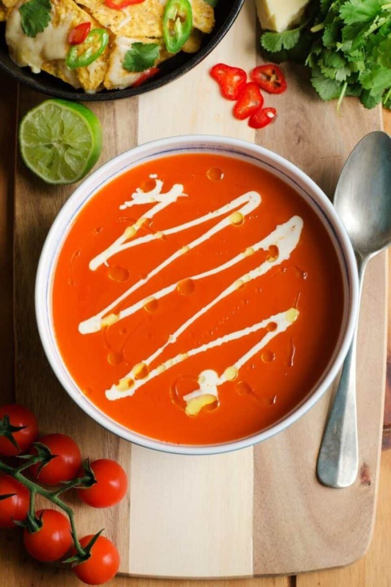 Vibrant Mexican Tomato Soup Recipe