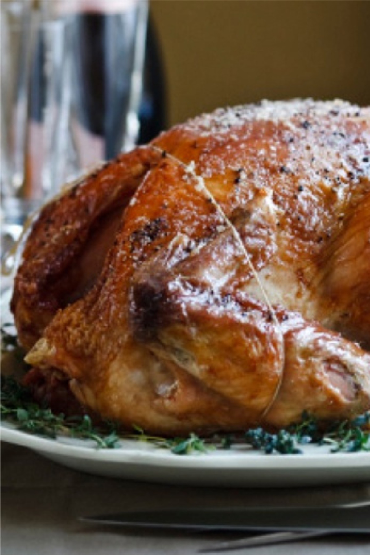 Elegant Roast Turkey With Truffle Butter Recipe