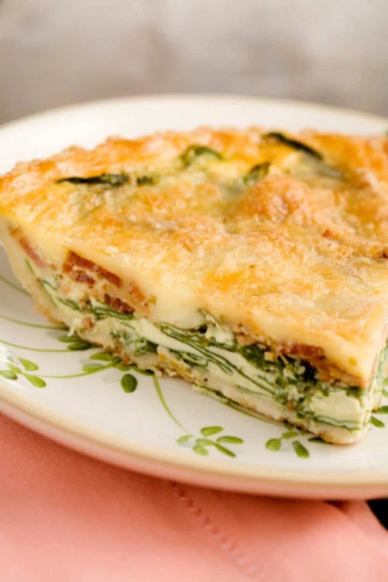 Paula Deen Bacon Spinach Quiche Recipe