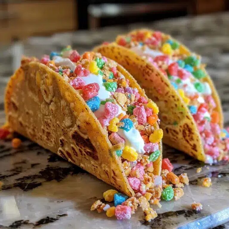 Fruity Pebbles Cheesecake Tacos Recipe