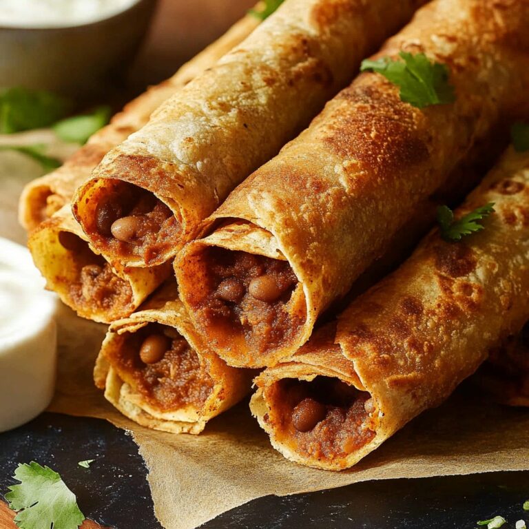 Bean & Cheese Taquitos Recipe