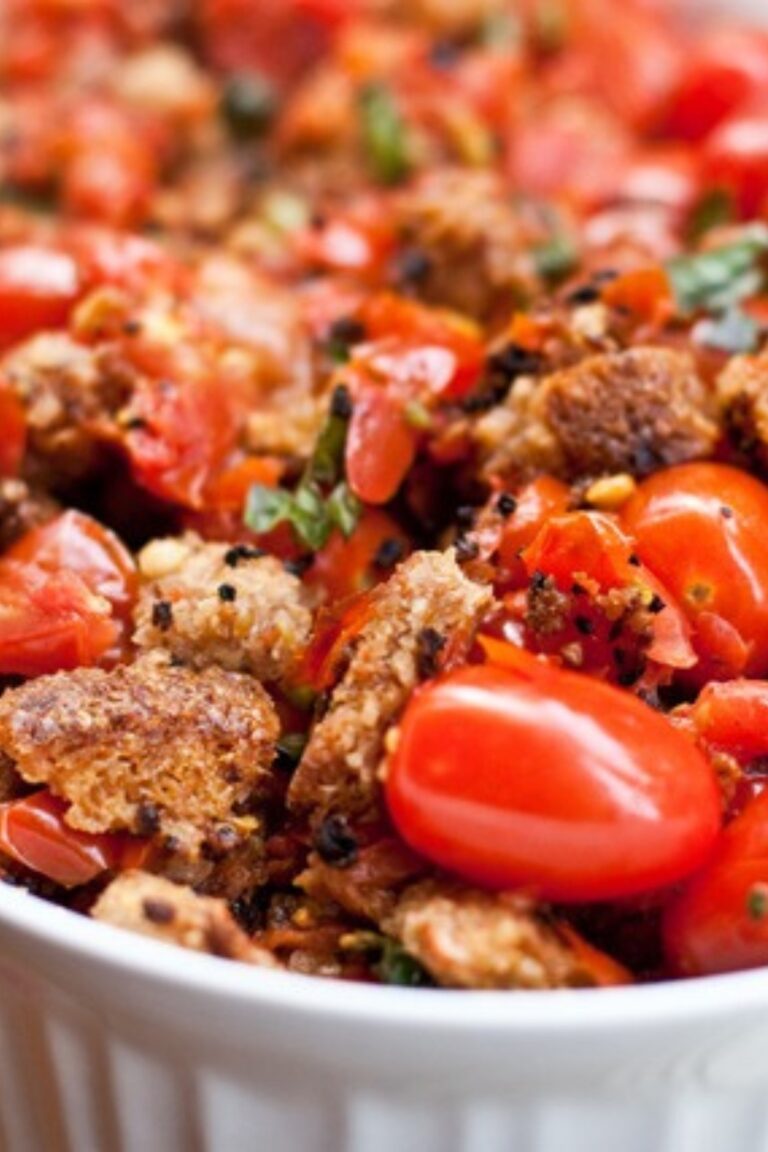 Rustic Basil Scalloped Tomatoes Recipe