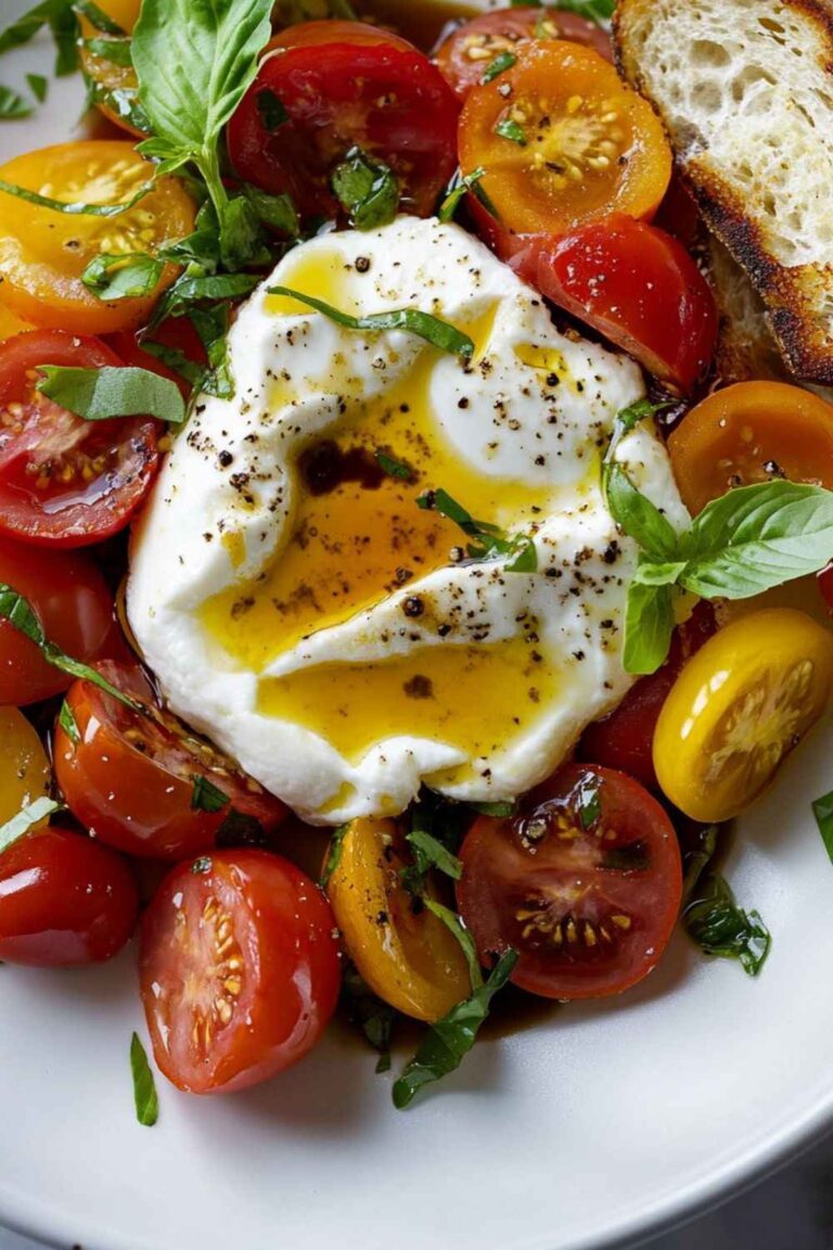 Rustic Barefoot Contessa Tomatoes & Burrata Recipe