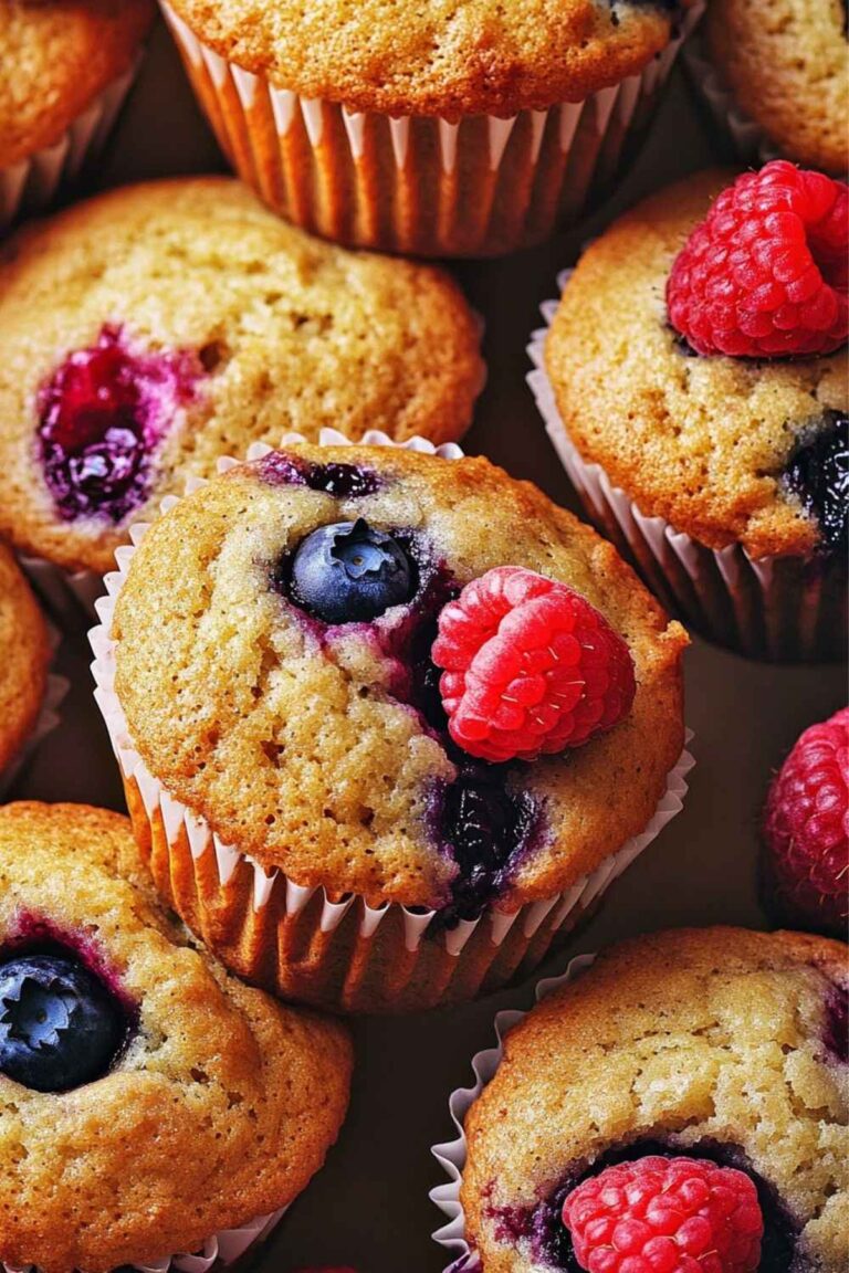 Scrumptious Barefoot Contessa Tri-berry Muffins Recipe