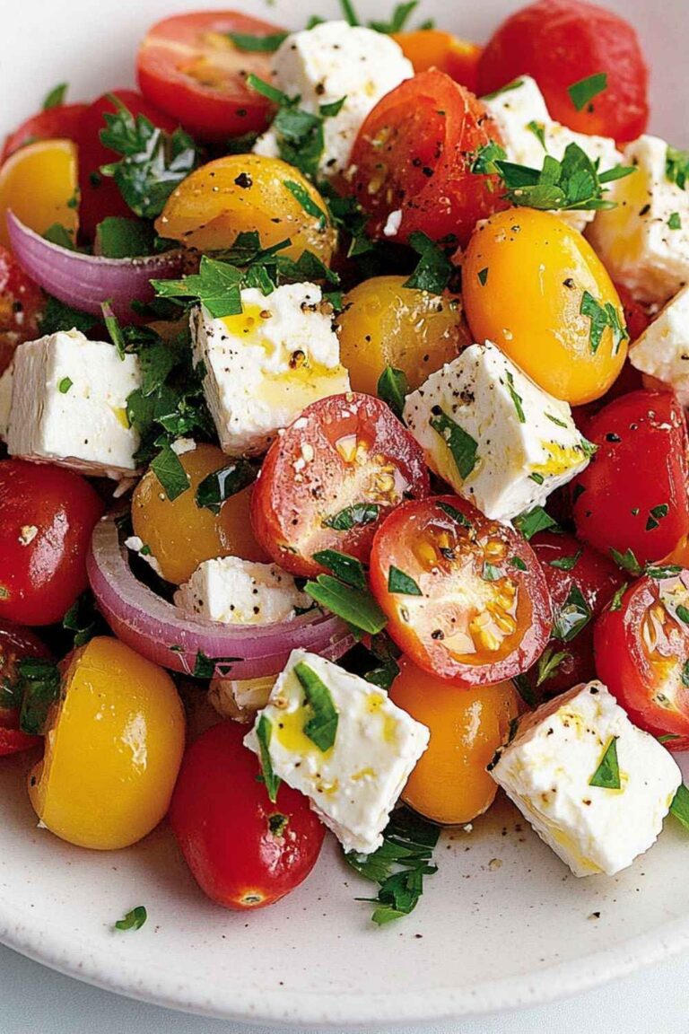 Vibrant Barefoot Contessa Tomato Feta Salad Recipe