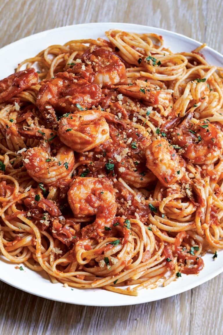 Spicy Shrimp & Linguine Fra Diavolo Recipe