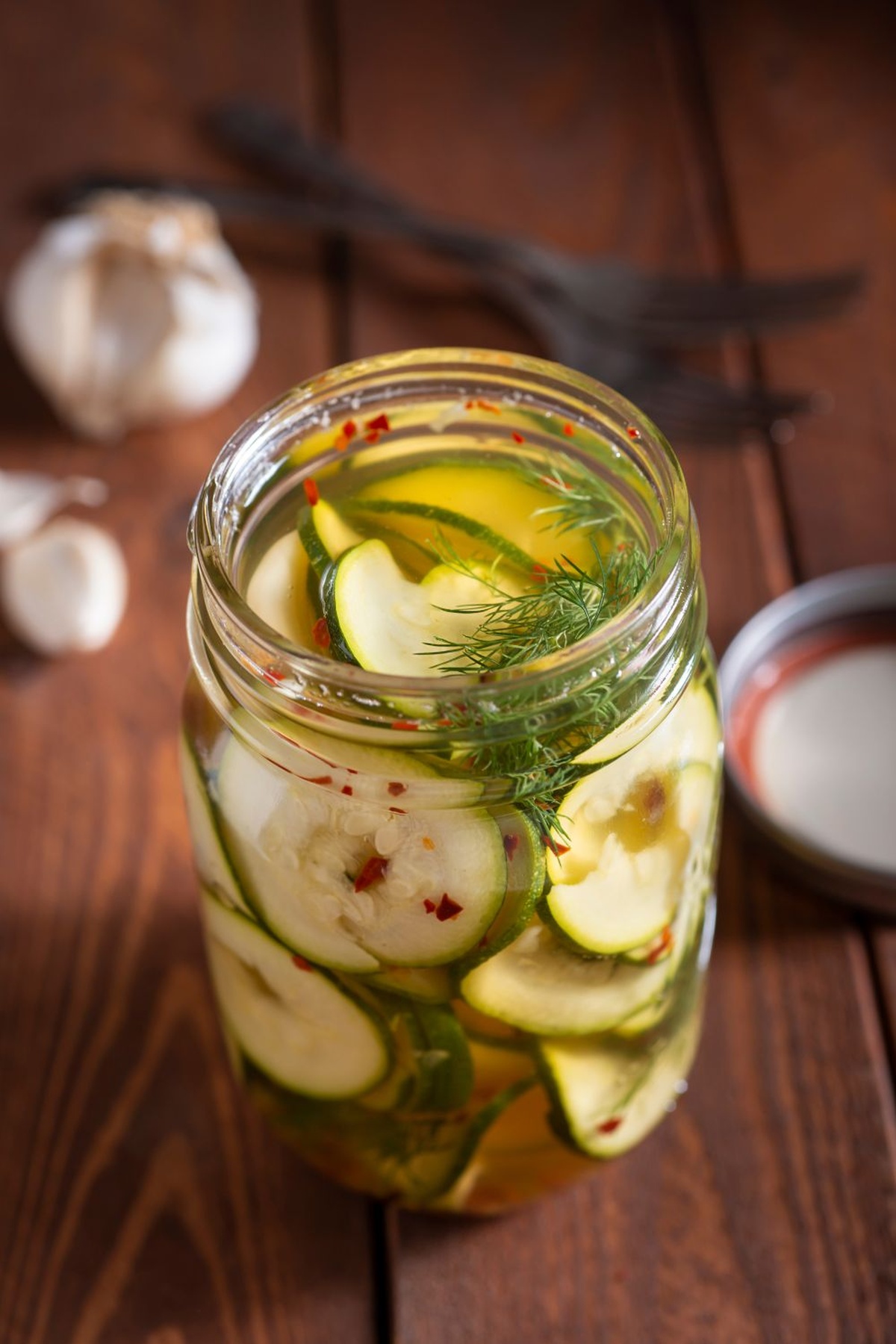 Tangy Jamie Oliver Pickled Courgette Recipe