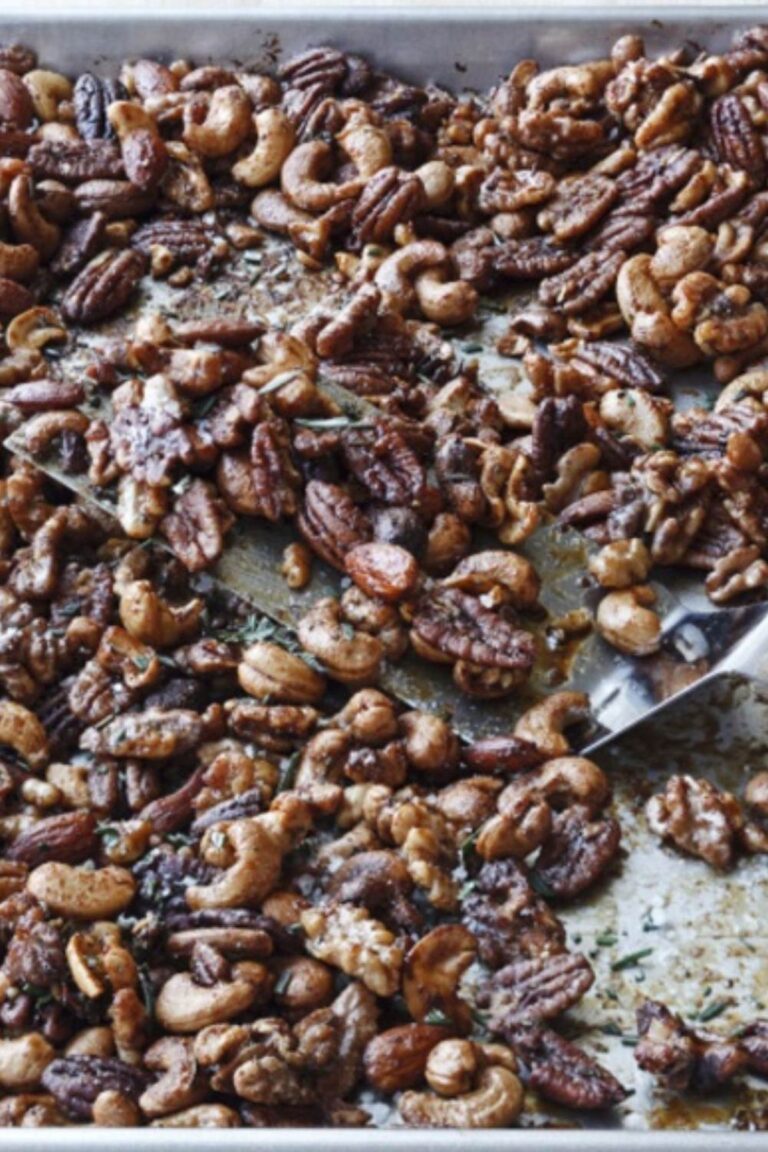 Gourmet Chipotle & Rosemary Roasted Nuts Recipe