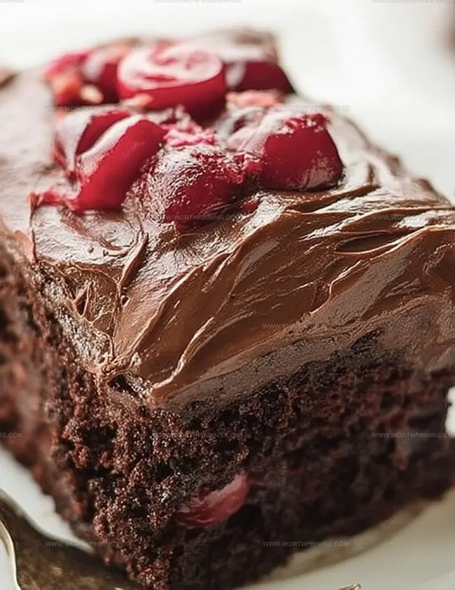How to Bake Triple Chocolate Cherry Cake Like a Pro