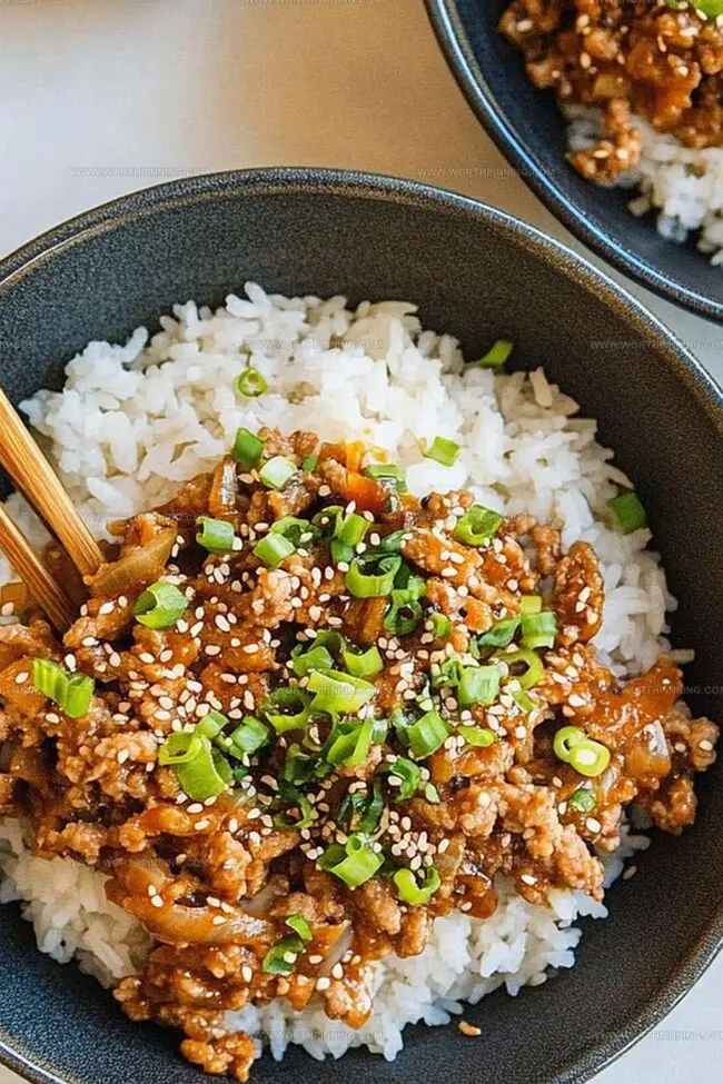 Ground Turkey Teriyaki Rice Bowls That Hit the Spot