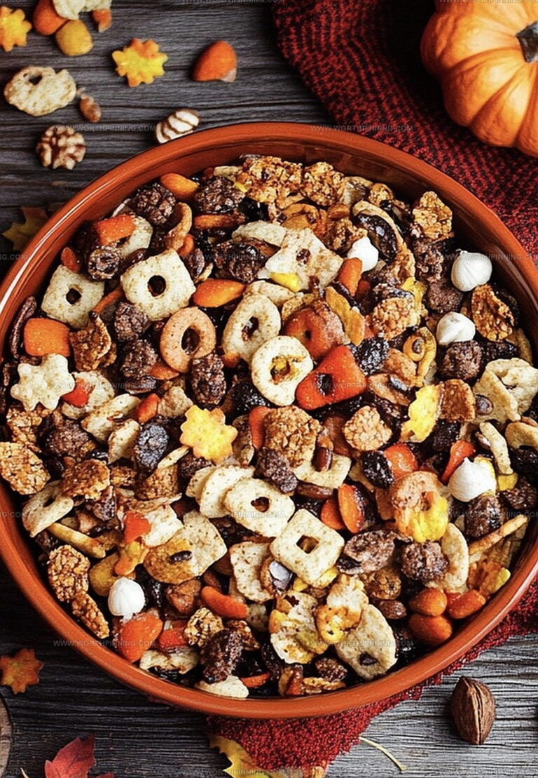 Cozy Easy Fall Snack Mix Recipe for Autumn Gatherings - Worth Pinning