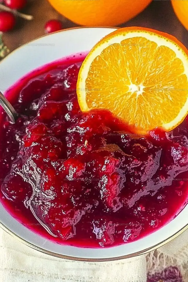 Cranberry Orange Sauce That Brightens the Plate