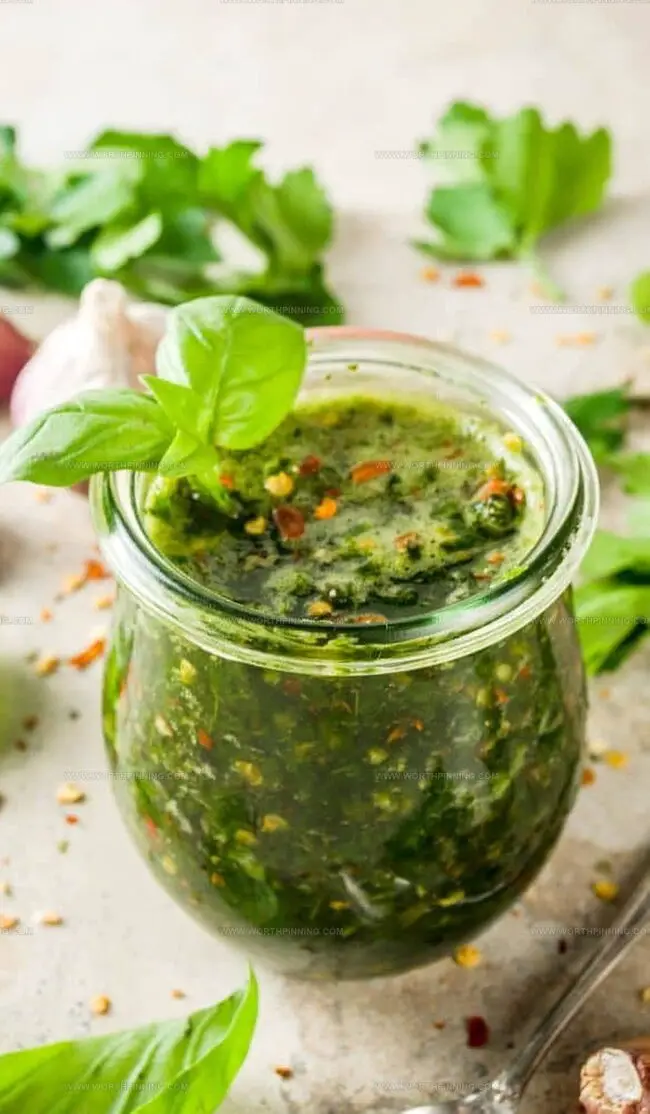 How to Store Alton Brown’s Chimichurri