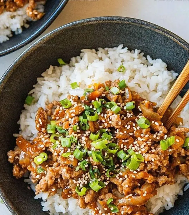Step-by-Step for Teriyaki Turkey Rice Bowls