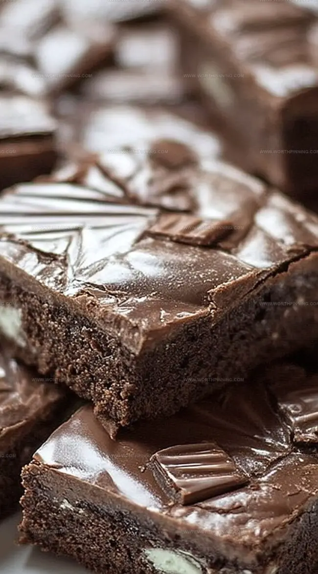 Andes Mint Brownies That Taste Cool and Chocolatey