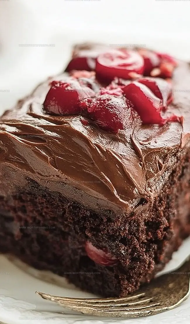 Triple Chocolate Cherry Cake That’s Rich and Bold