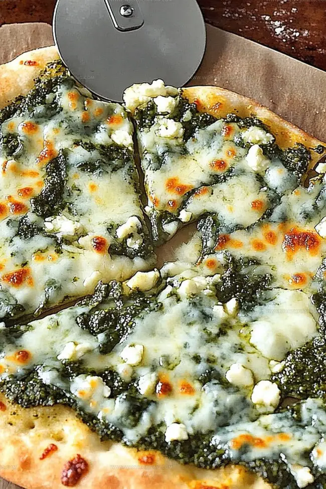 What Makes Three Cheese Pesto Spinach Flatbread Pizza Stand Out