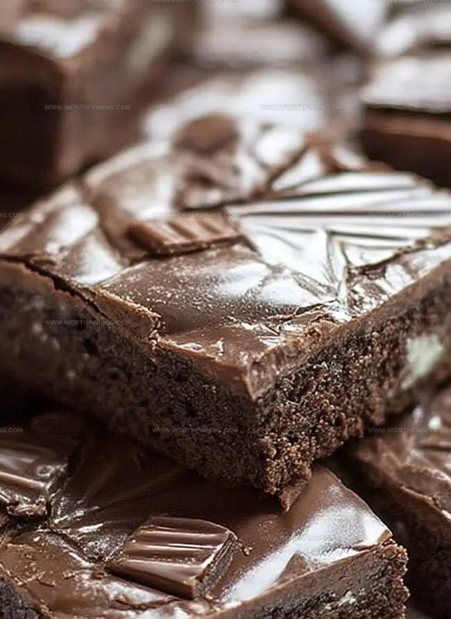 Directions for Andes Mint Brownies from Scratch