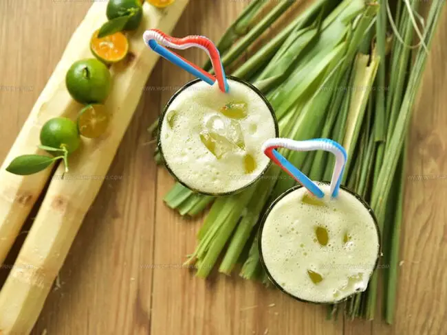 Fresh Pressed Sugarcane Juice